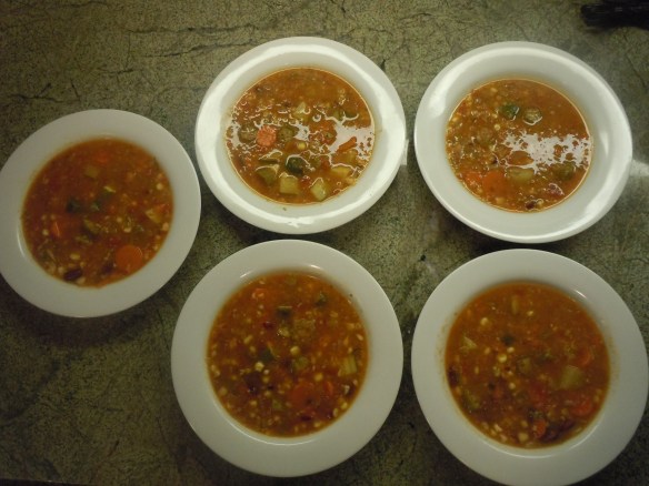 5 Servings of Mexican Vegetable Soup