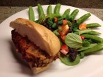 Meatloaf Sandwiches with Side Salad