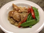 Teriyaki Chicken with Bell Peppers and Snow Peas