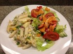 Pasta and Vegetable Gratin with Side Salad